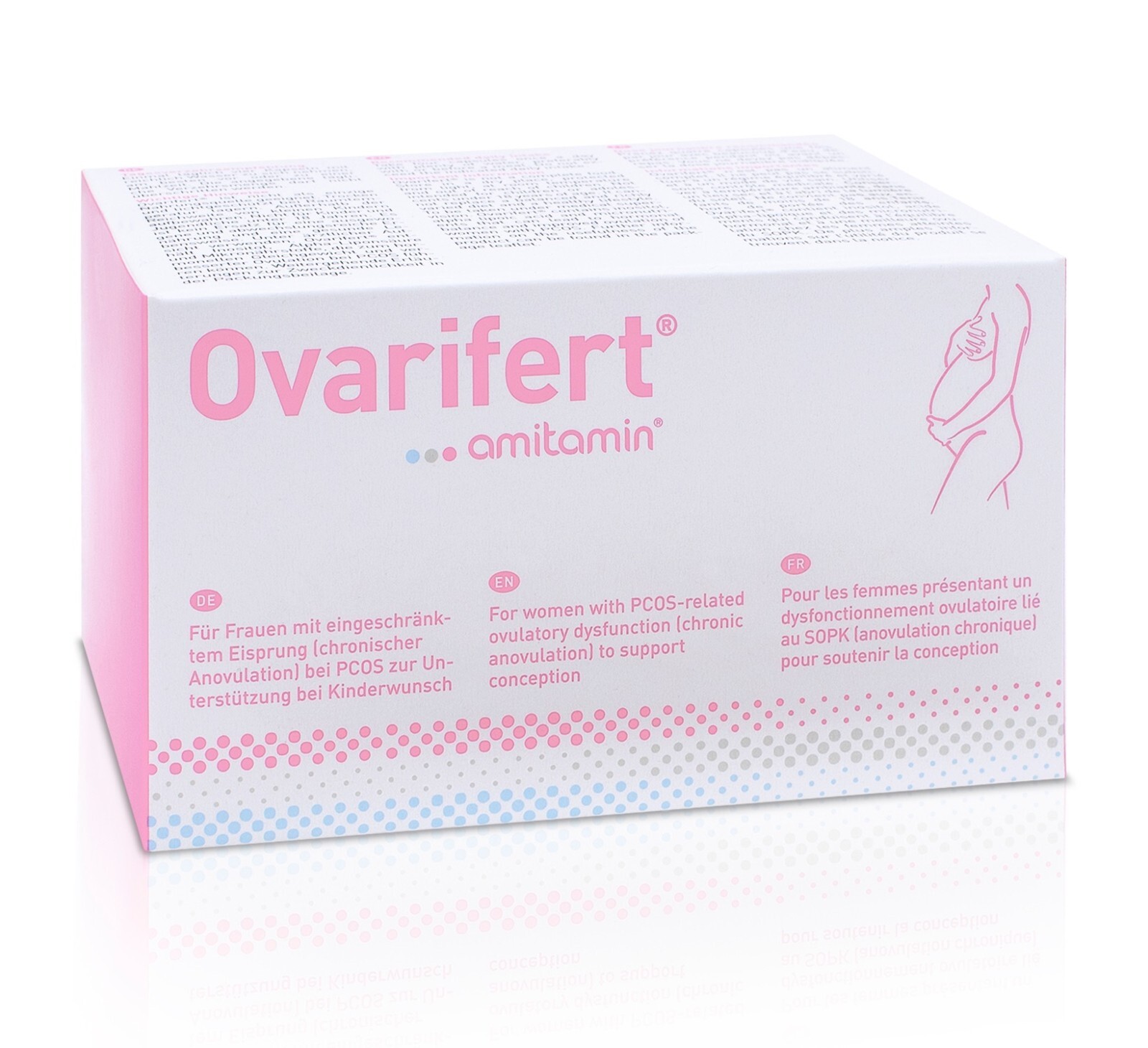 Amitamin OVARIFERT Women Fertility Supplement 120 Capsules 30 Day Supply