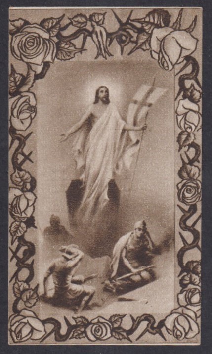 Holy card antique de Jesus estampa santino image pieuse
