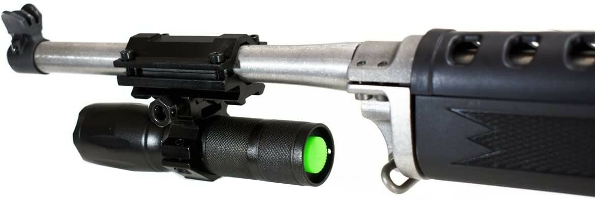 Trinity 1200 Lumen hunting Flashlight with mount compatible with savage model 64