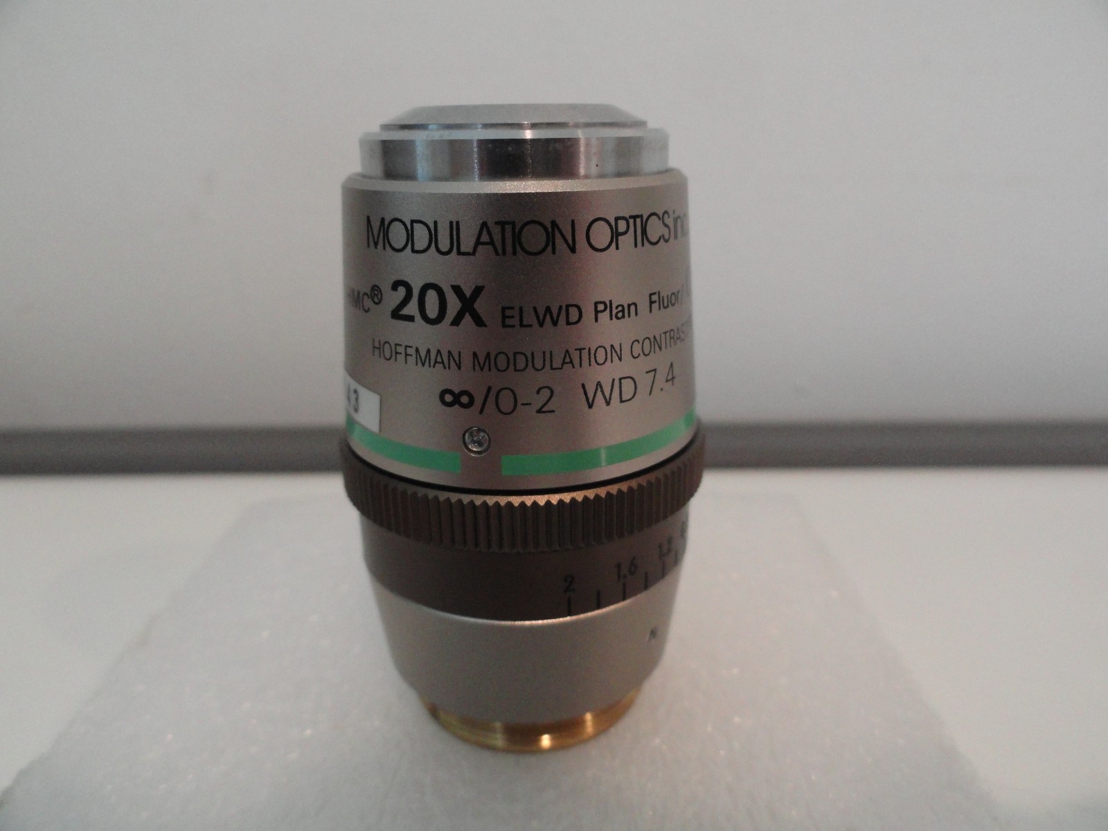 Modulation Optics HMC 20X ELWD Plan Fluor 0.45 Hoffman Modulation Contrast ∞/0-2