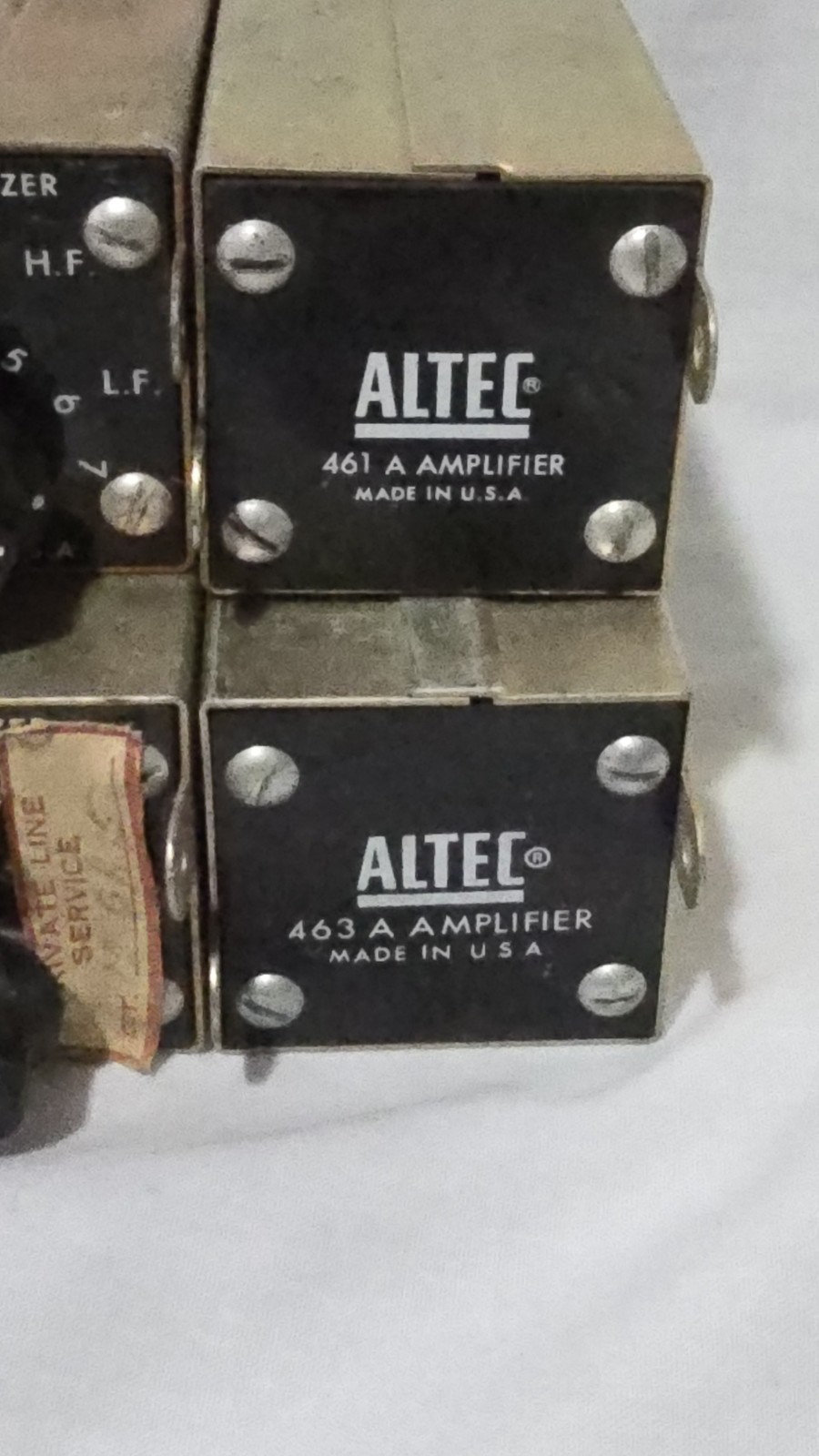 Altec 461A 463A 12912 Equalizer / Power Supply Vintage