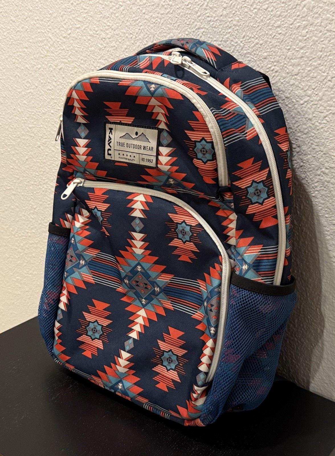 Kavu Navajo-Inspired Pattern Backpack Used Great Condition & Fast Shipping