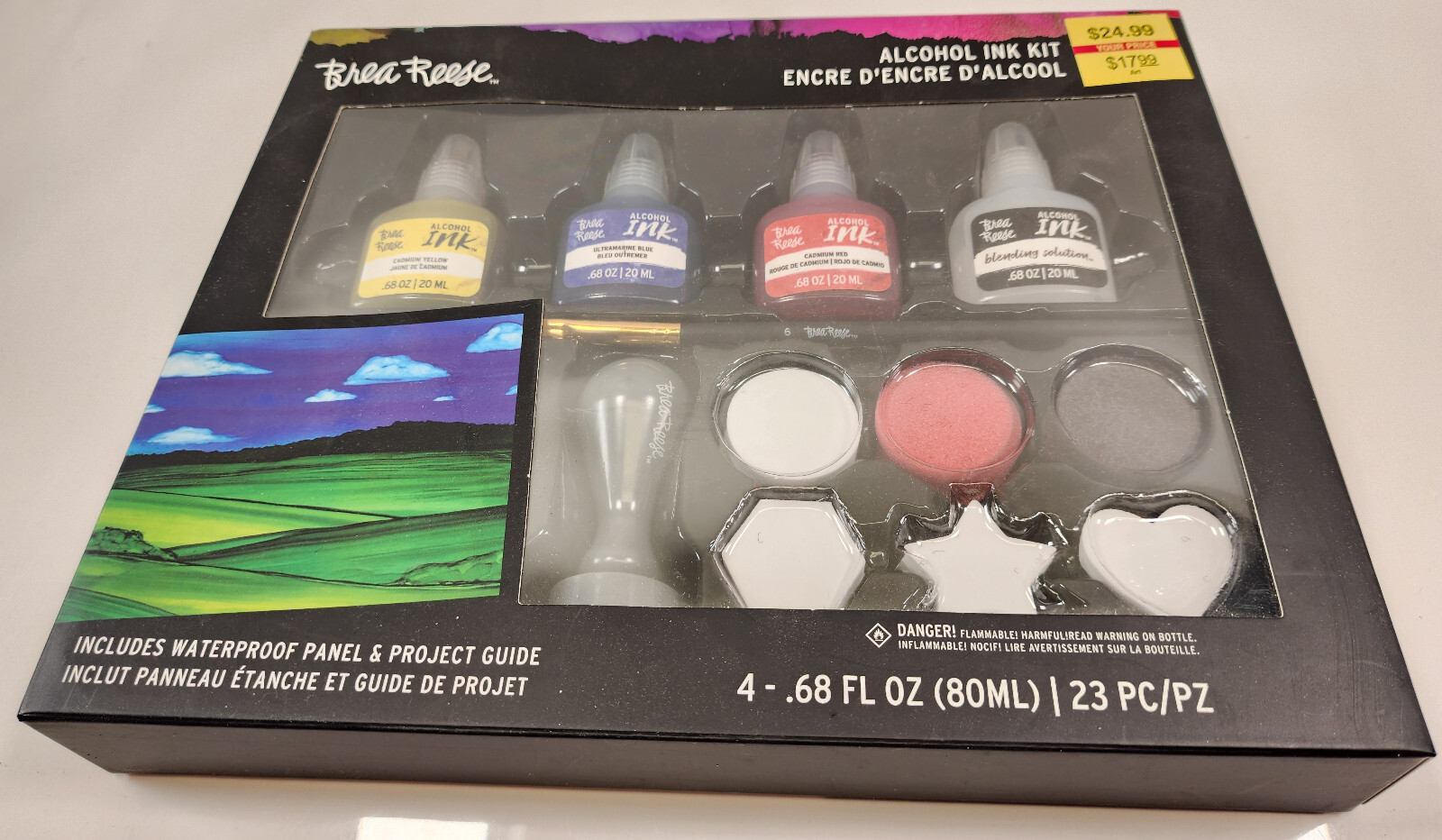 SEALED Brea Reese Alcohol Ink Art Kit NEW in the BOX Crafts Creativity Projects