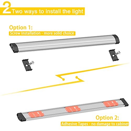 Led Under Cabinet Lighting Kit, Under Counter 6 Light Pack Soft White 3000k