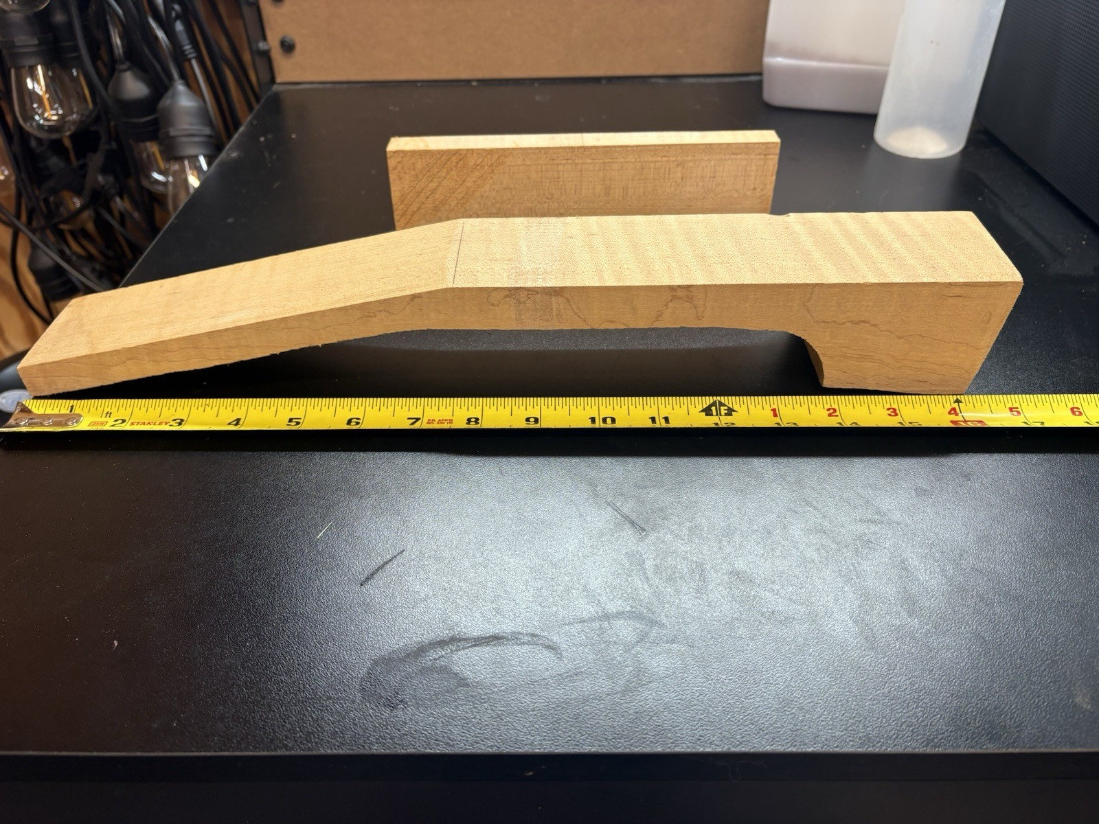 Figured Maple Mandolin Neck Blanks