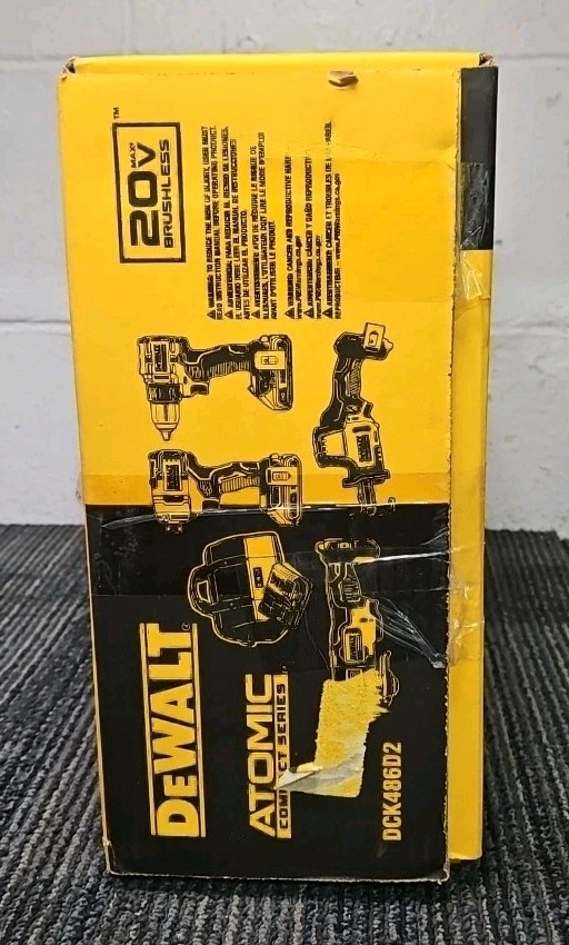 DeWalt Tools DCK486D2 Atomic Compact Series 20V MAX 4-Tool Combo Kit