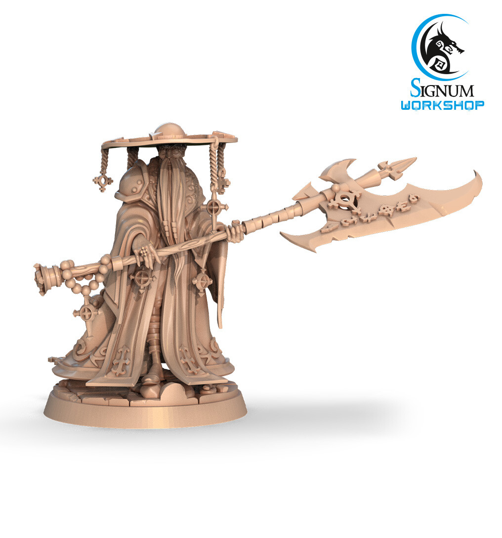 Sensei Undead Slayer Old Man - Signum Games - Fantasy Dungeons and Dragons Mini
