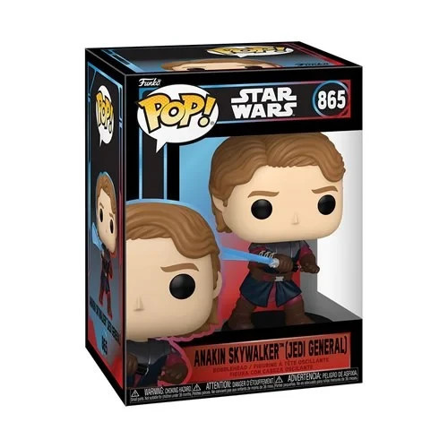 Funko POP! Star Wars Anakin Skywalker Jedi General Figure 865 + Protector