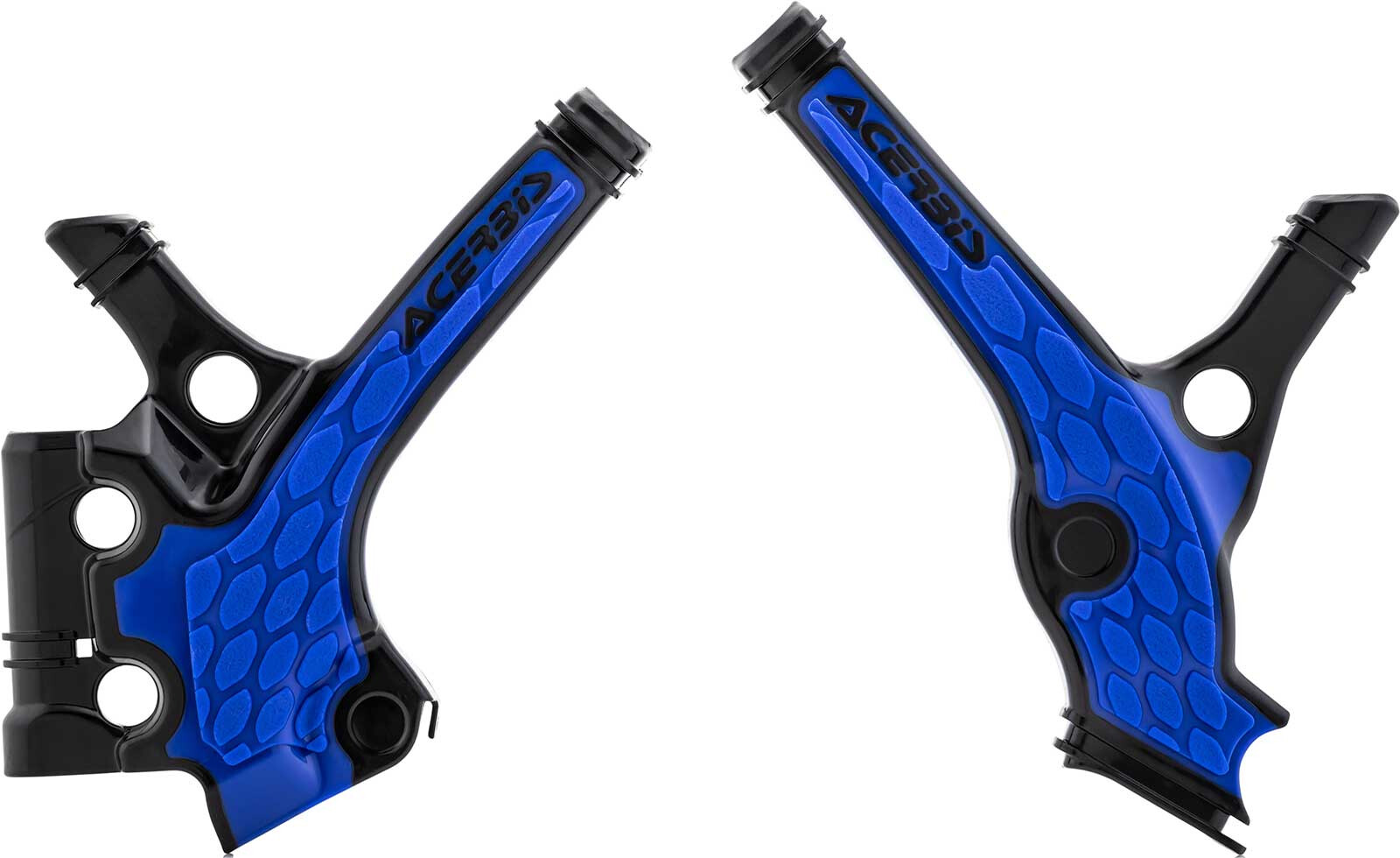 Acerbis X-Grip Frame Protectors-Yamaha-YZ 85-19-21-Black/Blue