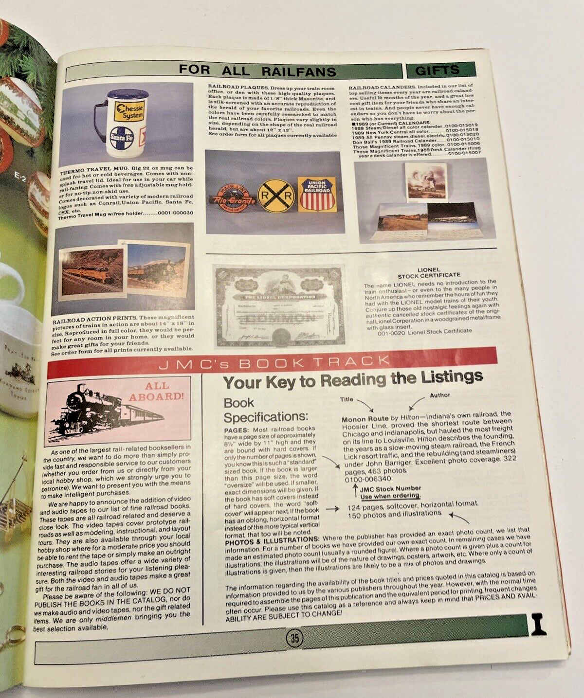 Catalog 1987 Trainalog Con-Cor Model Railroad Train Pricing 25th Anniversary