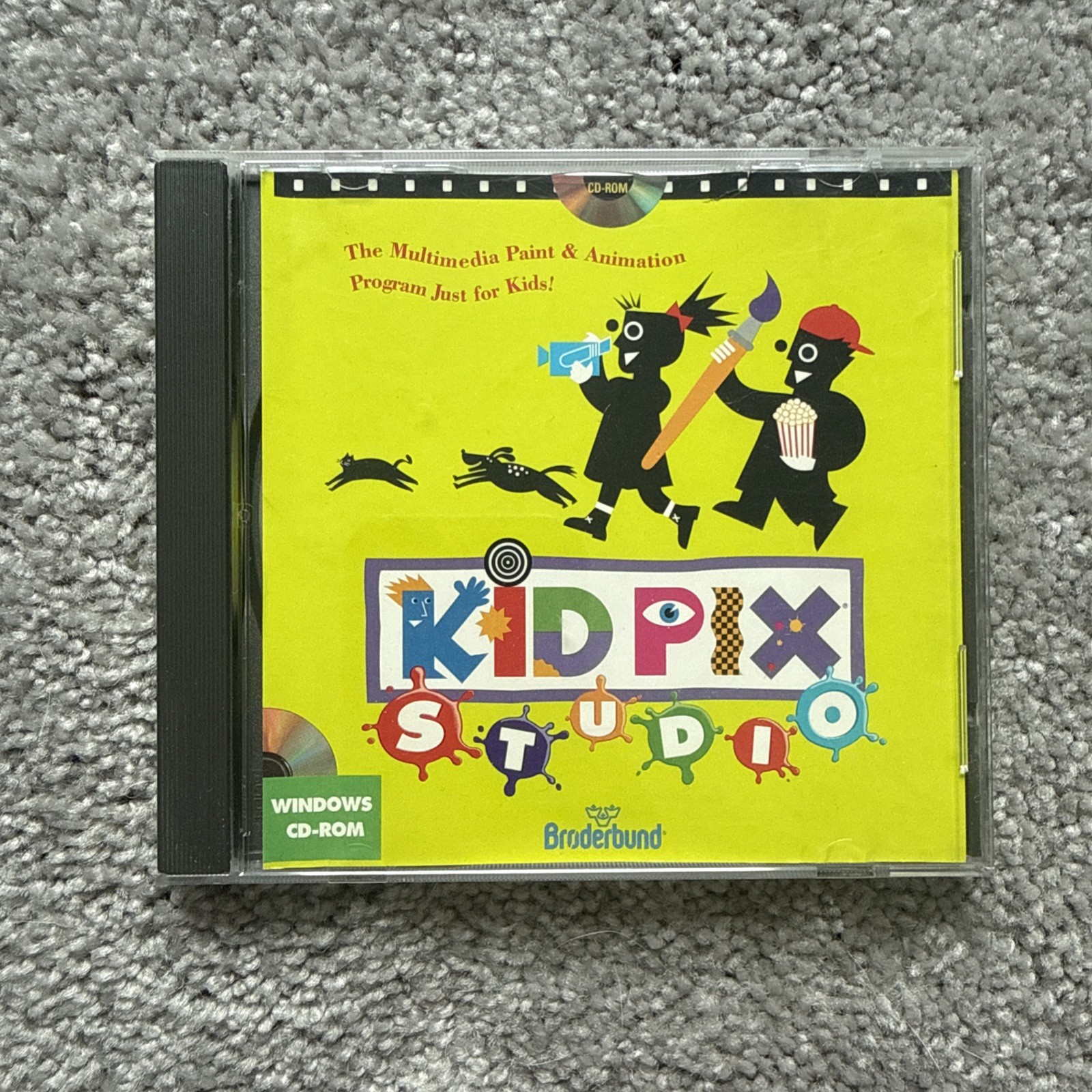 Kid Pix Deluxe Studio CD-ROM 1994-95 Broderbund Windows