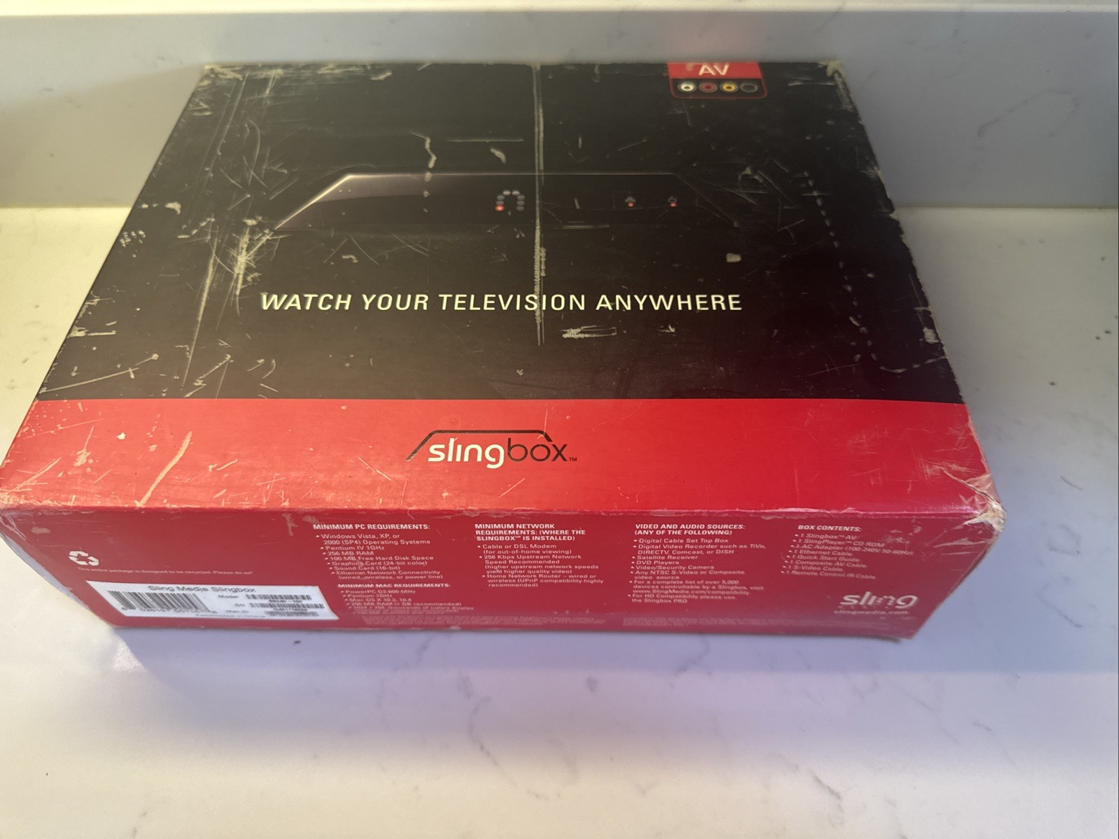 Sling Media Streamer Slingbox M1 - Black (SB240 -100)Complete Set and Retail Box