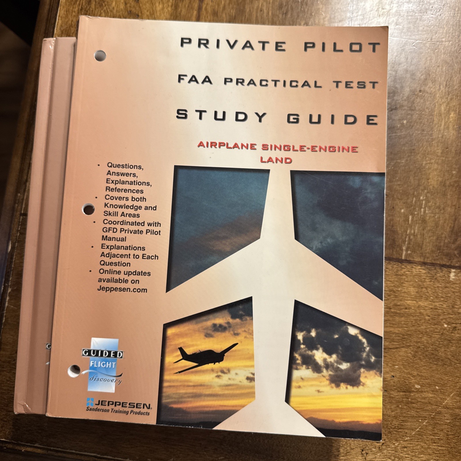 Jeppesen Guided Flight Discovery Private Pilot Textbook & Test Guide Bundle Of 6