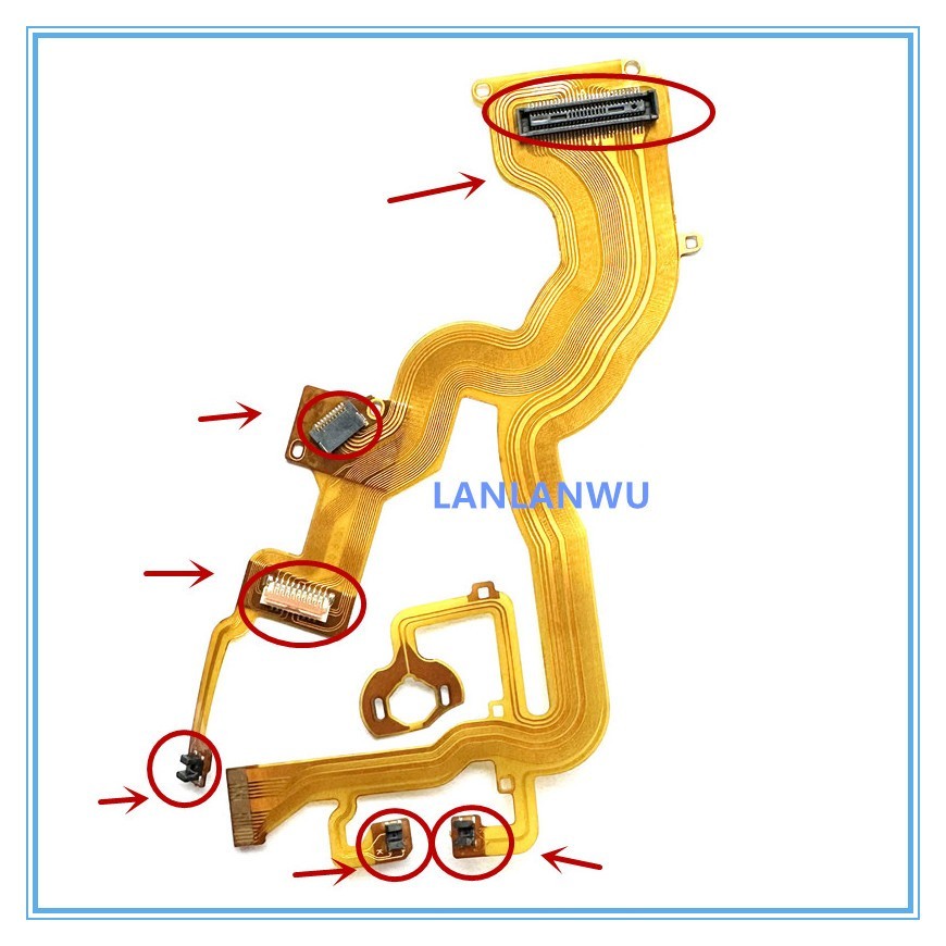 FOR Canon Powershot SX720 SX730 SX740 HS Lens Rear Base Flex Cable FPC Repair