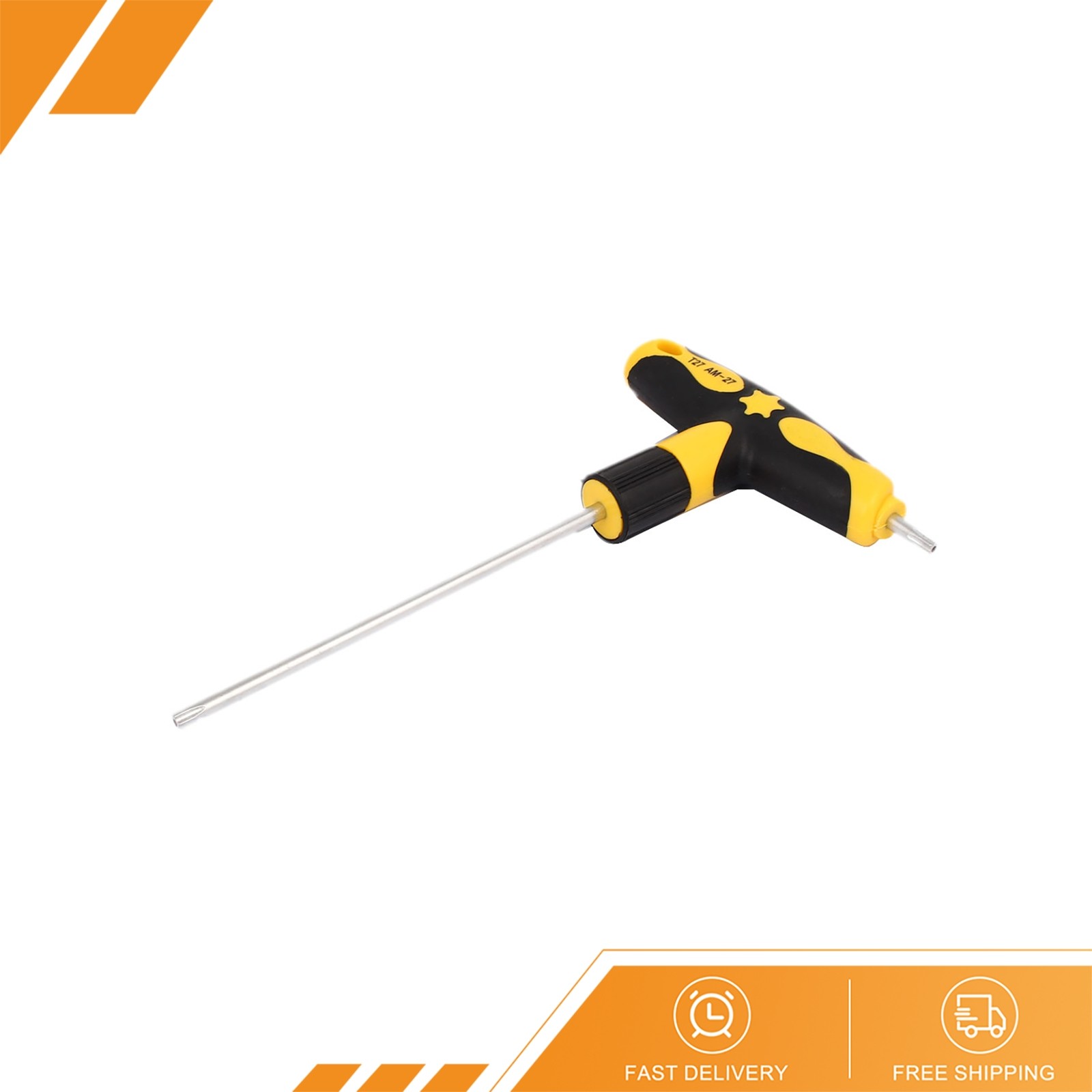 T27 T-Handle Torx Security Torque Star Key - CR-V Alloy Steel Screwdriver Wrench