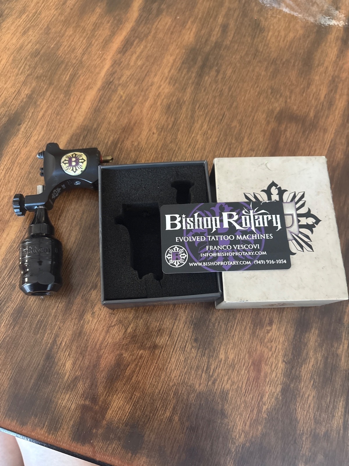 Bishop Rotary Black Tattoo Machine Lightly Used