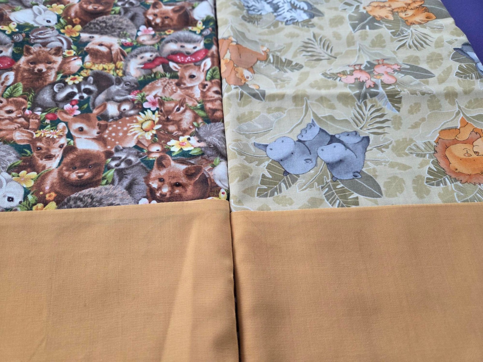 2 Forest Friends Pillowcases - Kids- Babies-Handmade-New-Standard