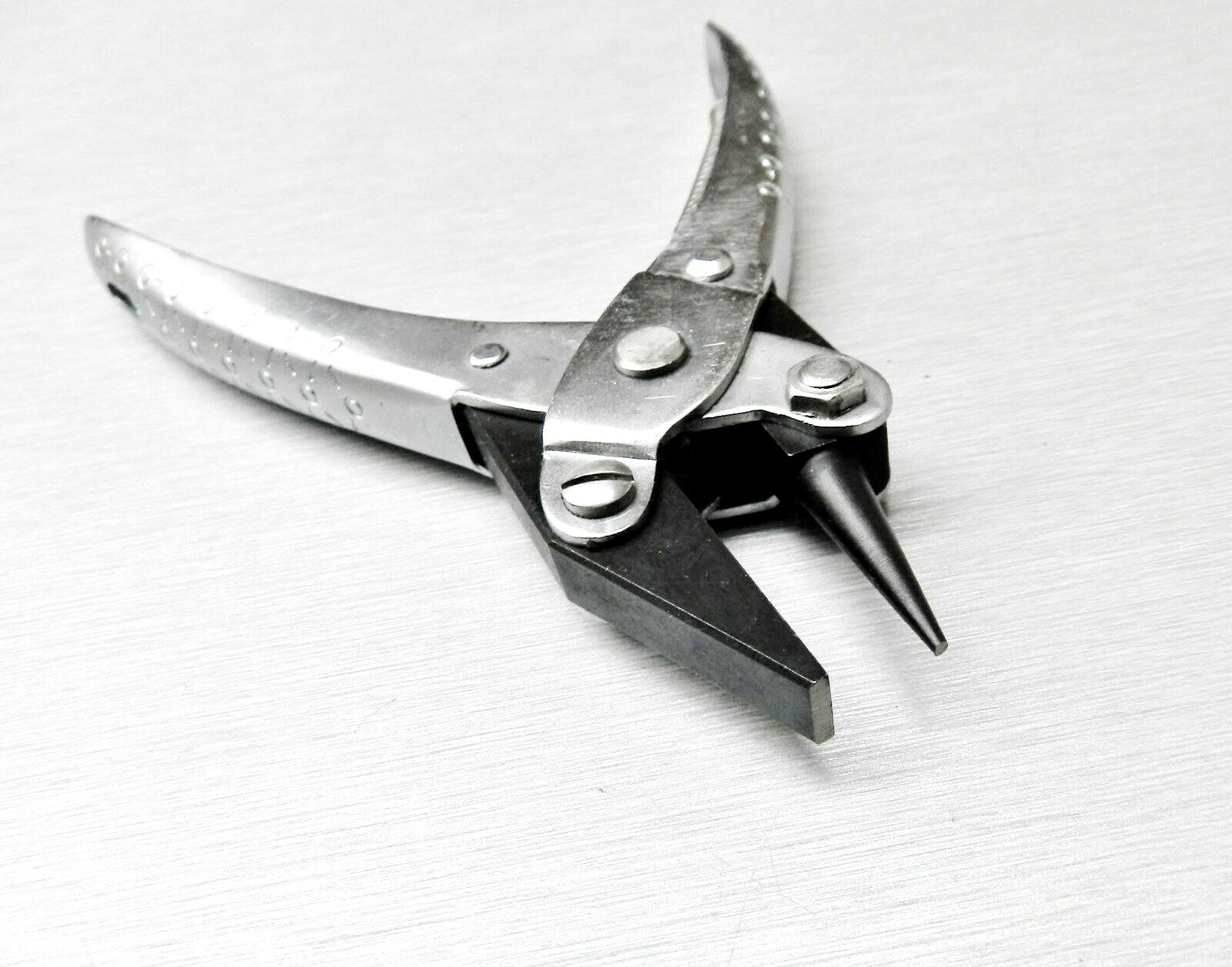 Parallel Action Pliers Round & Flat Nose Smooth Jaws 140mm Jewelry Wire Working