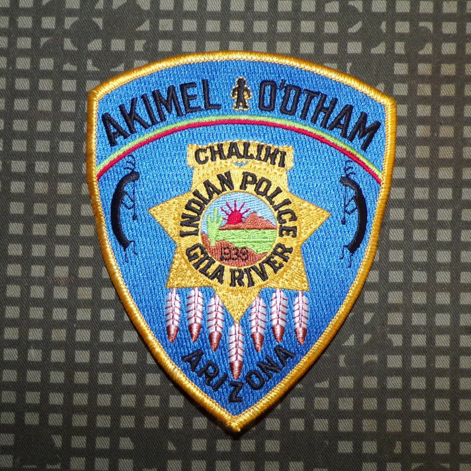 Original USA Akimel O'otham Pima Nation Police Arizona Law Enforcement Patch