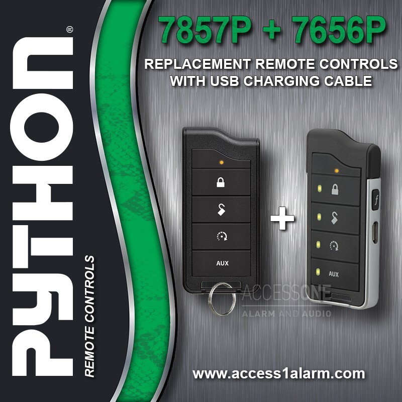 Python 7857P and 7656P Remote Package For 4816P - Remotes ONLY With USB Cable