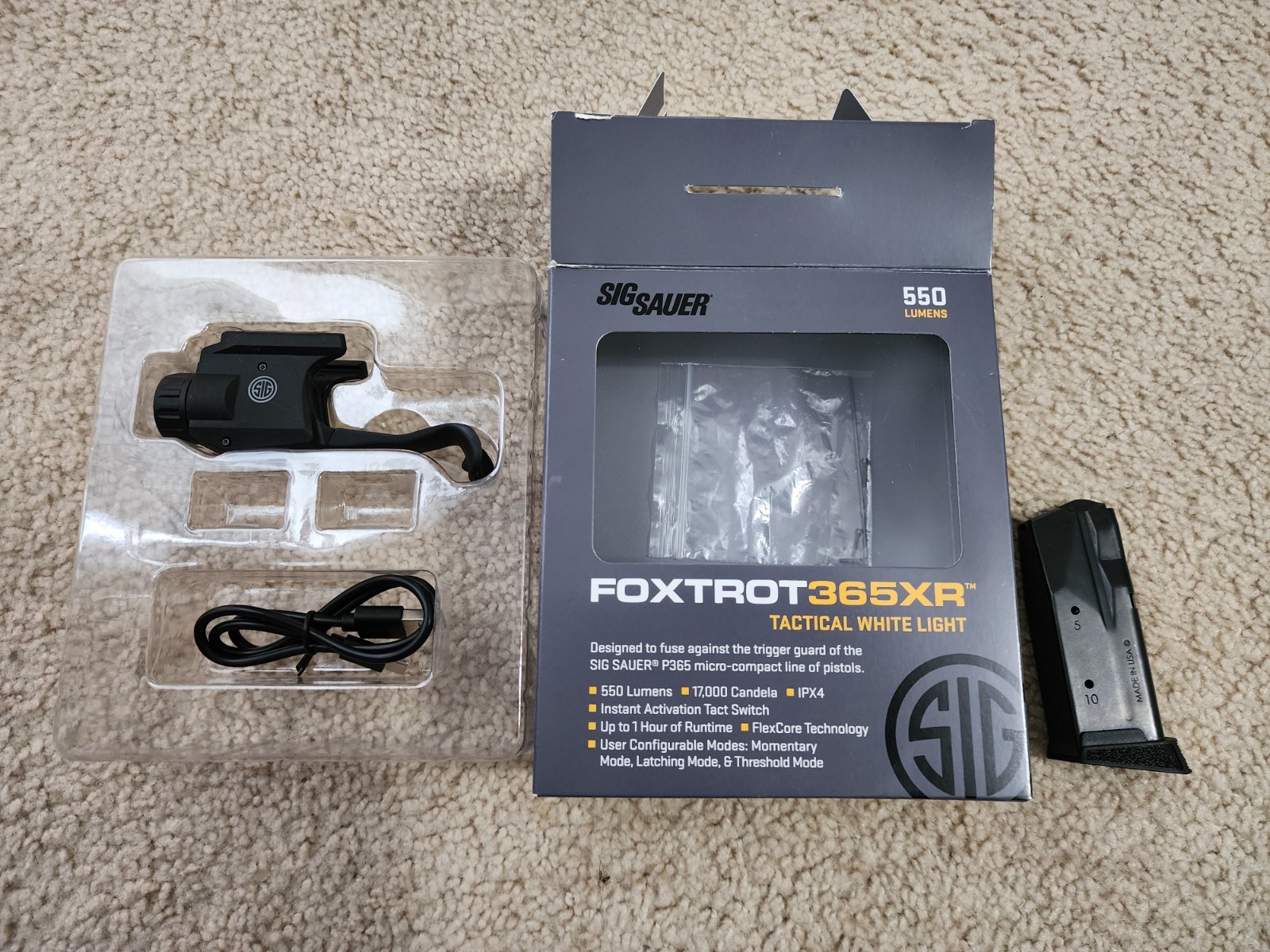 Sig Sauer FOXTROT365XR  with OEM sig 10rd Mag