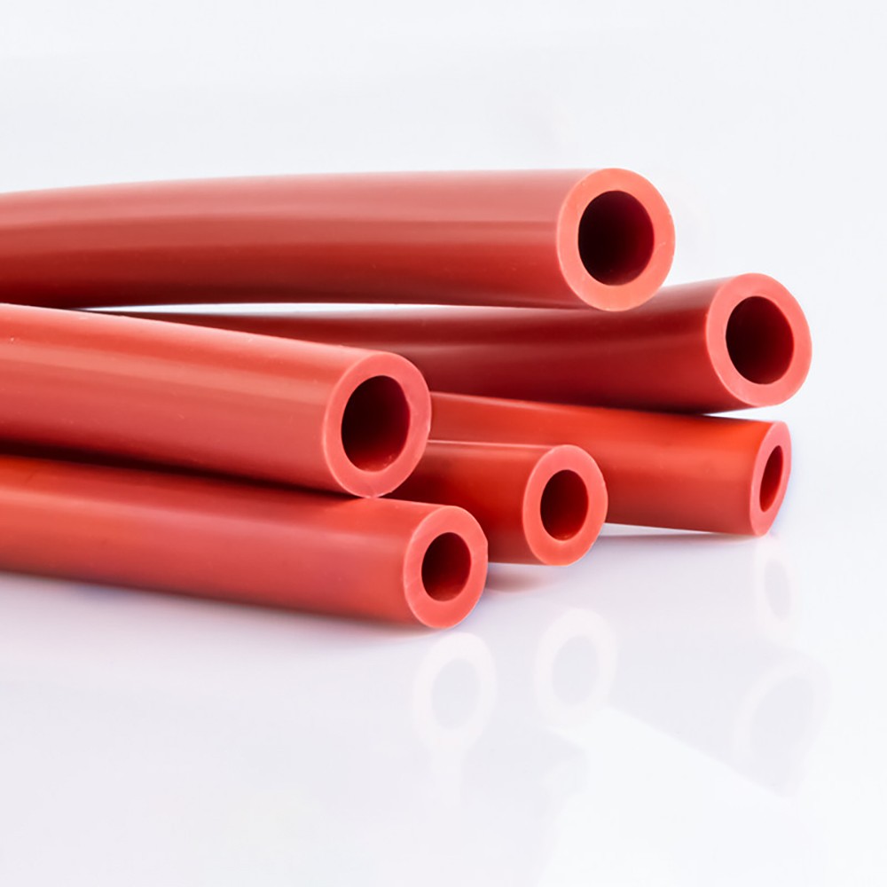 Food Grade Silicone Hose Red Flexible -60°C to 200°C 0.3-38mm ID Beer Brewing