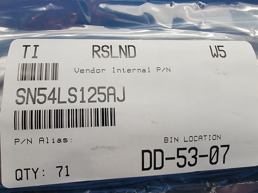 New (4pcs) SN54LS125AJ TEXAS INSTRUMENTS IC Logic