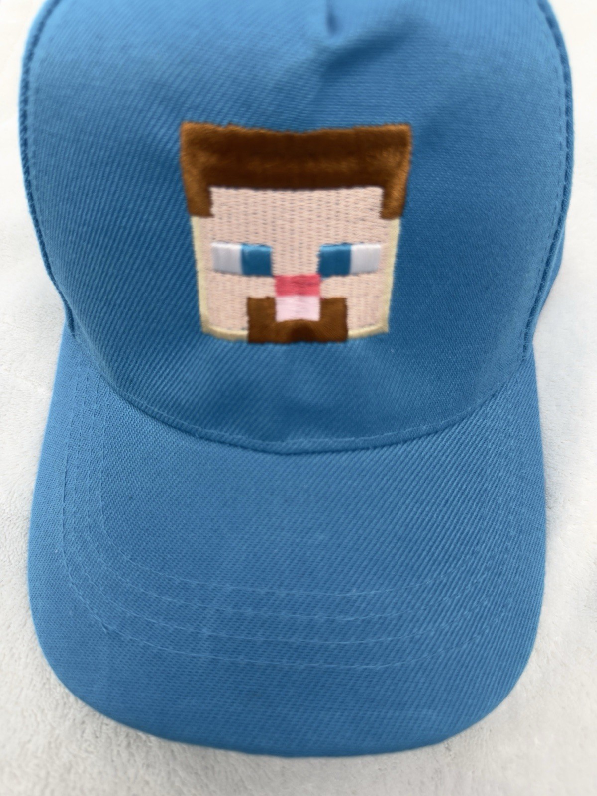 Boys Minecraft hat with Creeper Face + adjustable snap back