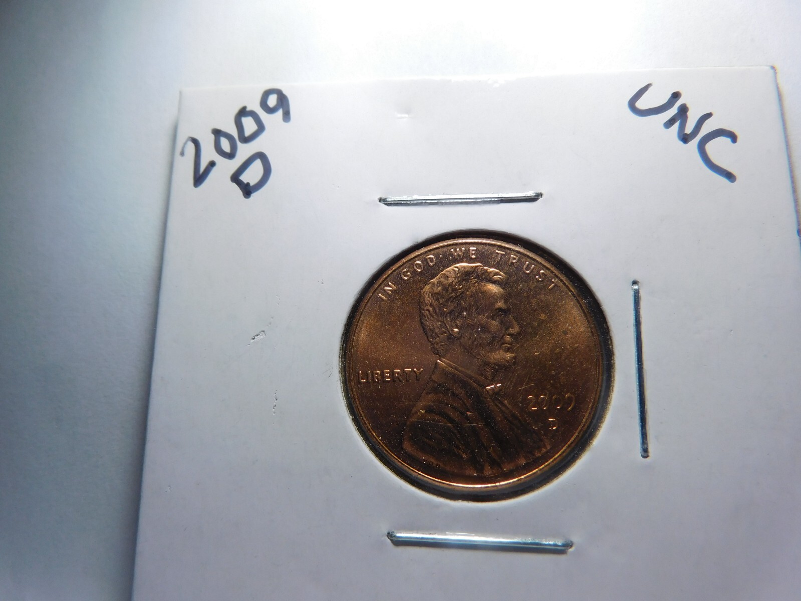 2009 D Uncirculated  Lincoln Cent/Penny-Professional Life