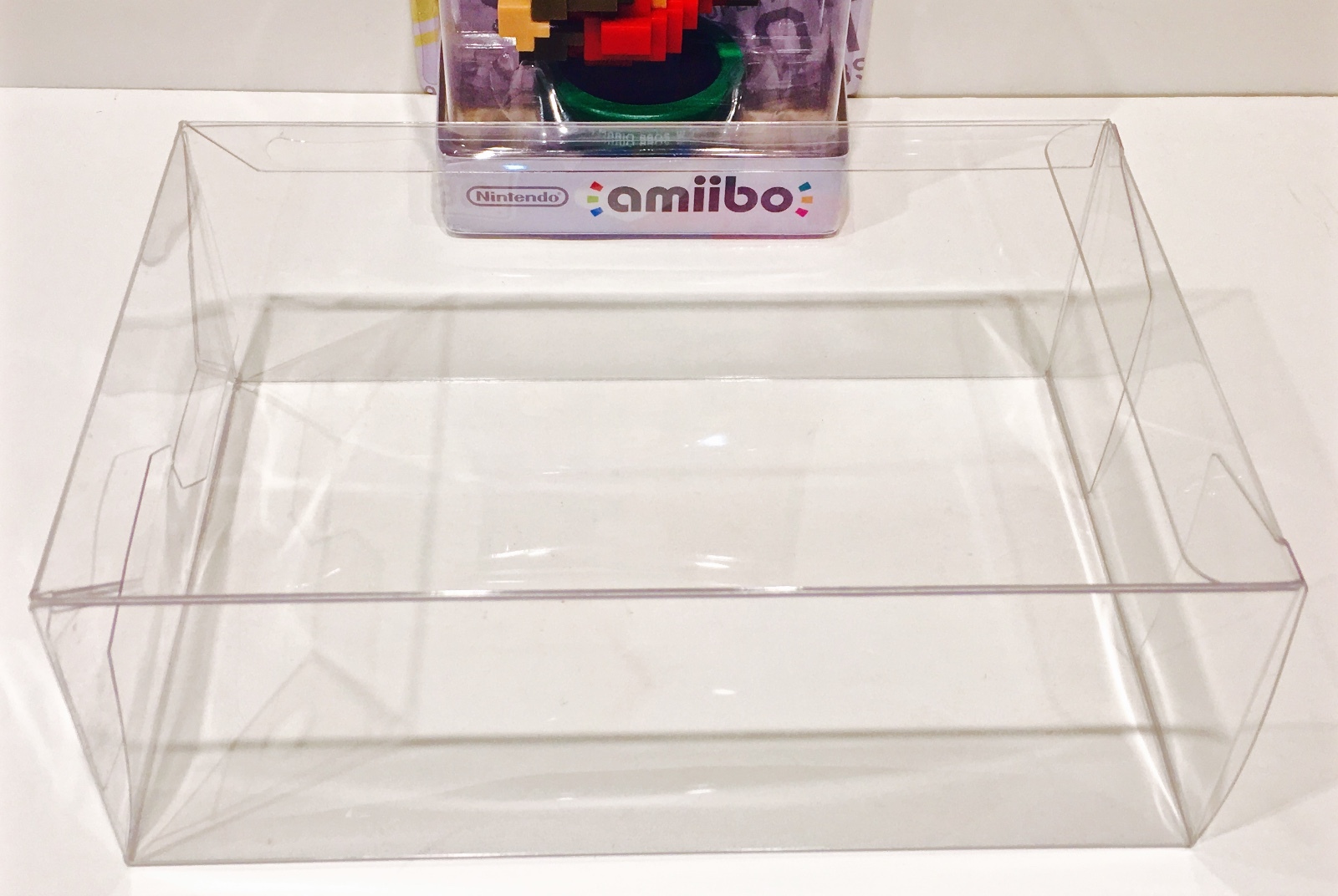 2PC Clear Box Protectors Display Cases For NINTENDO AMIIBO NEW SMALL SIZE ONLY!