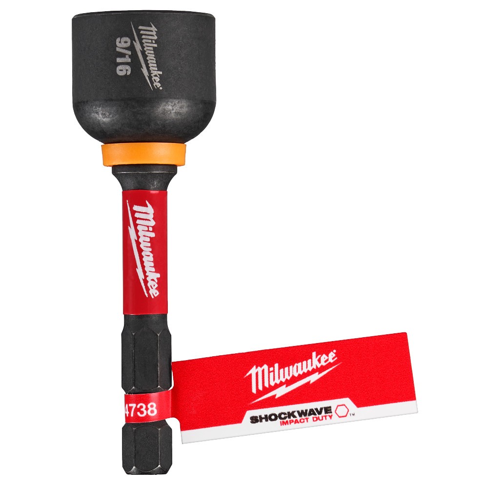 Milwaukee 49-66-4738 SHOCKWAVE Impact Duty 9/16 x 2-9/16 Magnetic Nut Driver