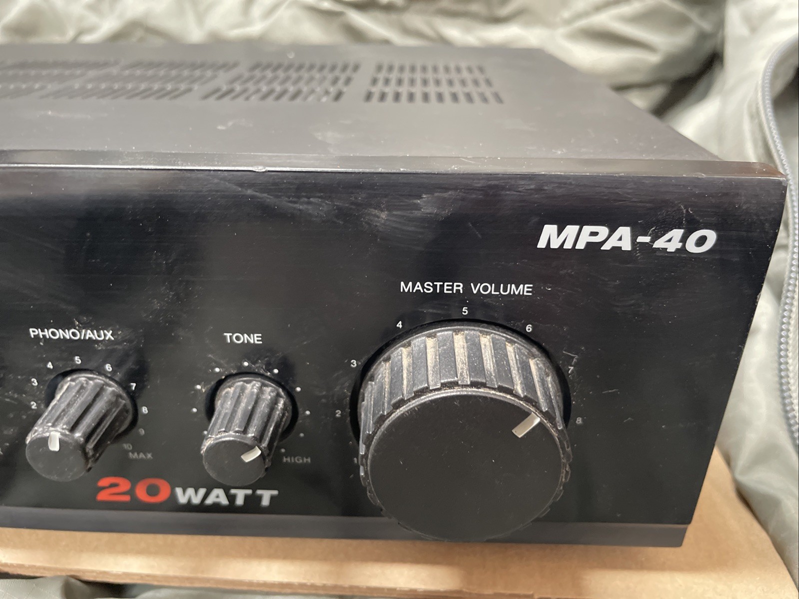 RadioShack MPA-40 20 Watt PA System Amplifier Tested And Working Excellent Shape