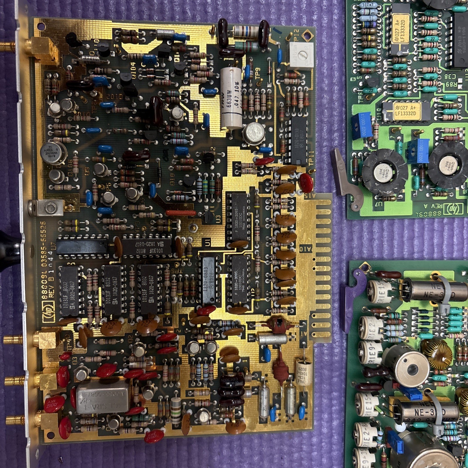 HP 03585 Circuit Cards For Spectrum Analyzer (Qty 7)