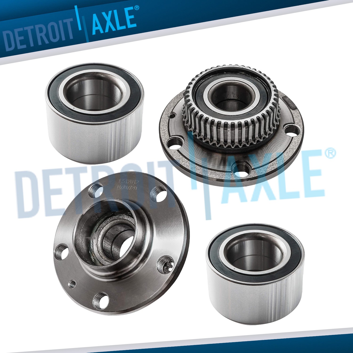 Front Rear Wheel Bearing & Hub for 2000 2001 2002-2005 VW Beetle Golf Jetta TT