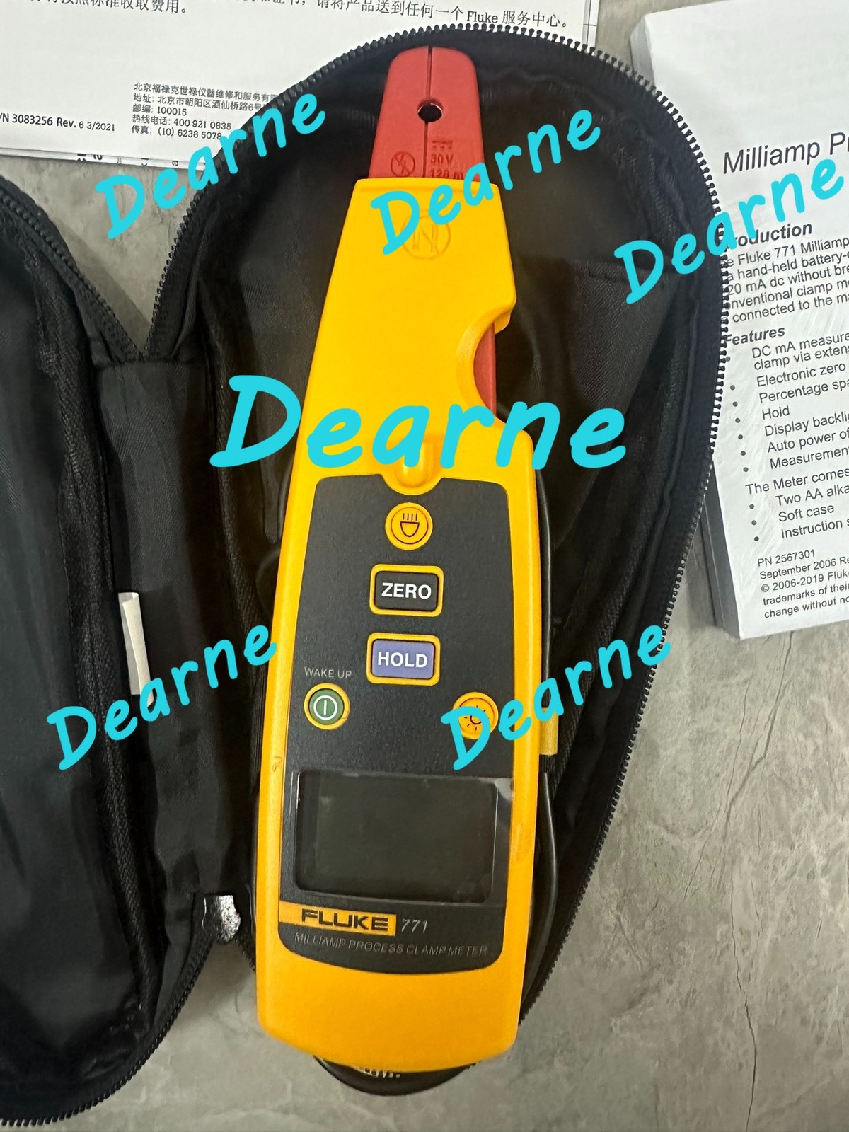 NEW 1 PCS Fluke 771 Milliamp Process Clamp Meter/lhy