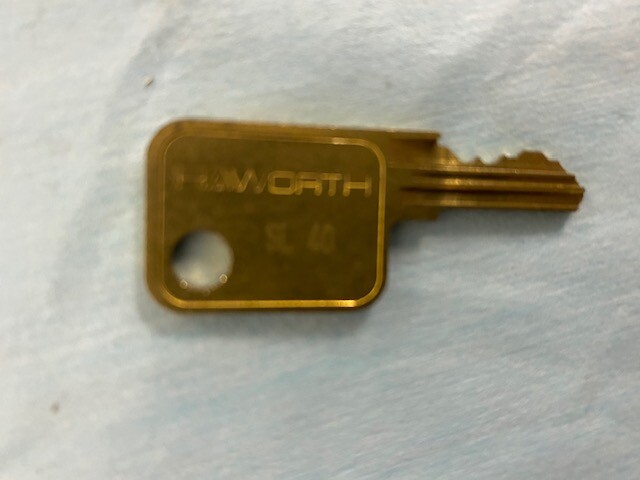 Haworth office furniture SL keys