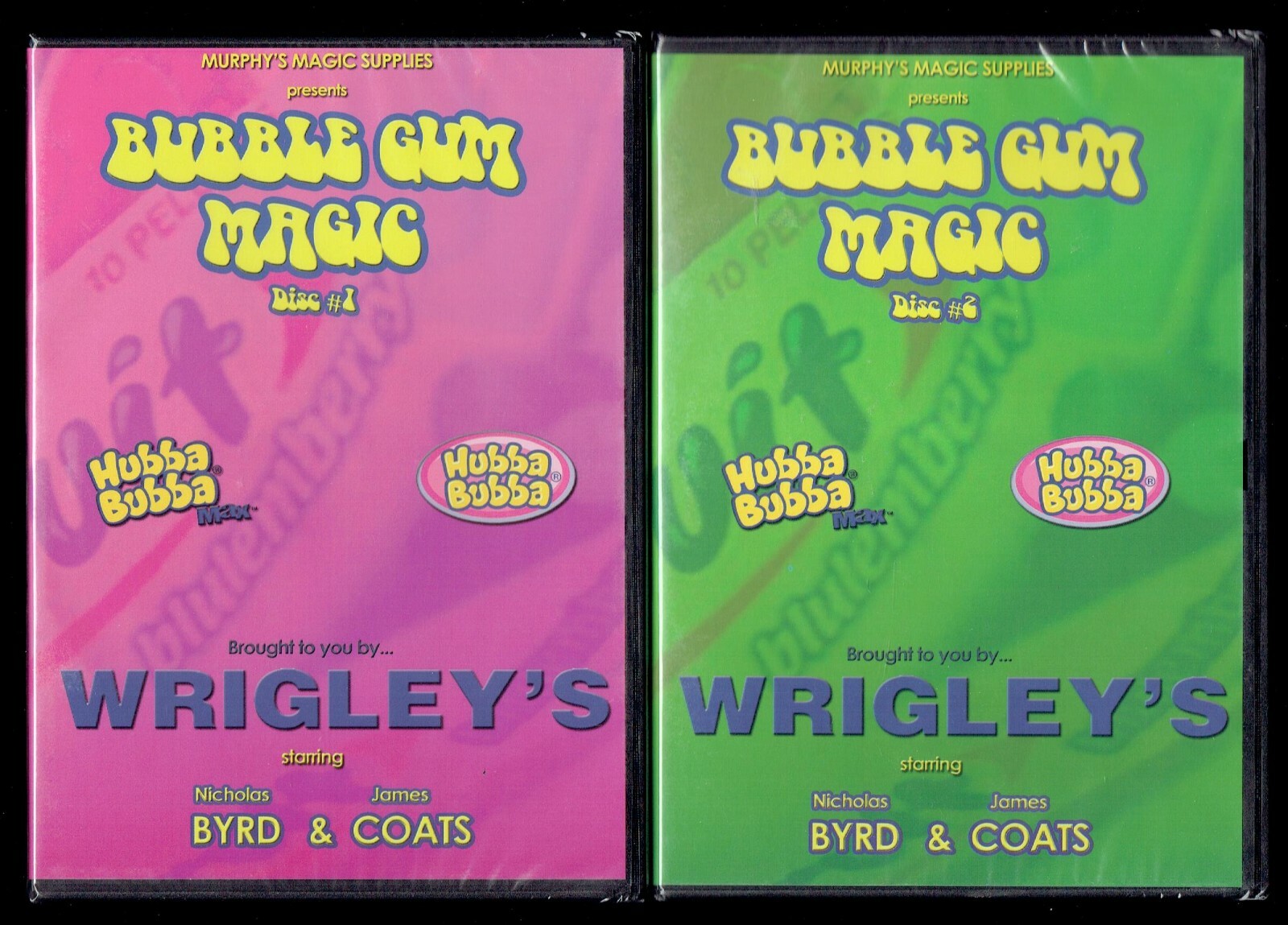 Bubble Gum Magic Volumes 1 & 2 by James Coats and Nicholas Byrd - New Magic DVDs