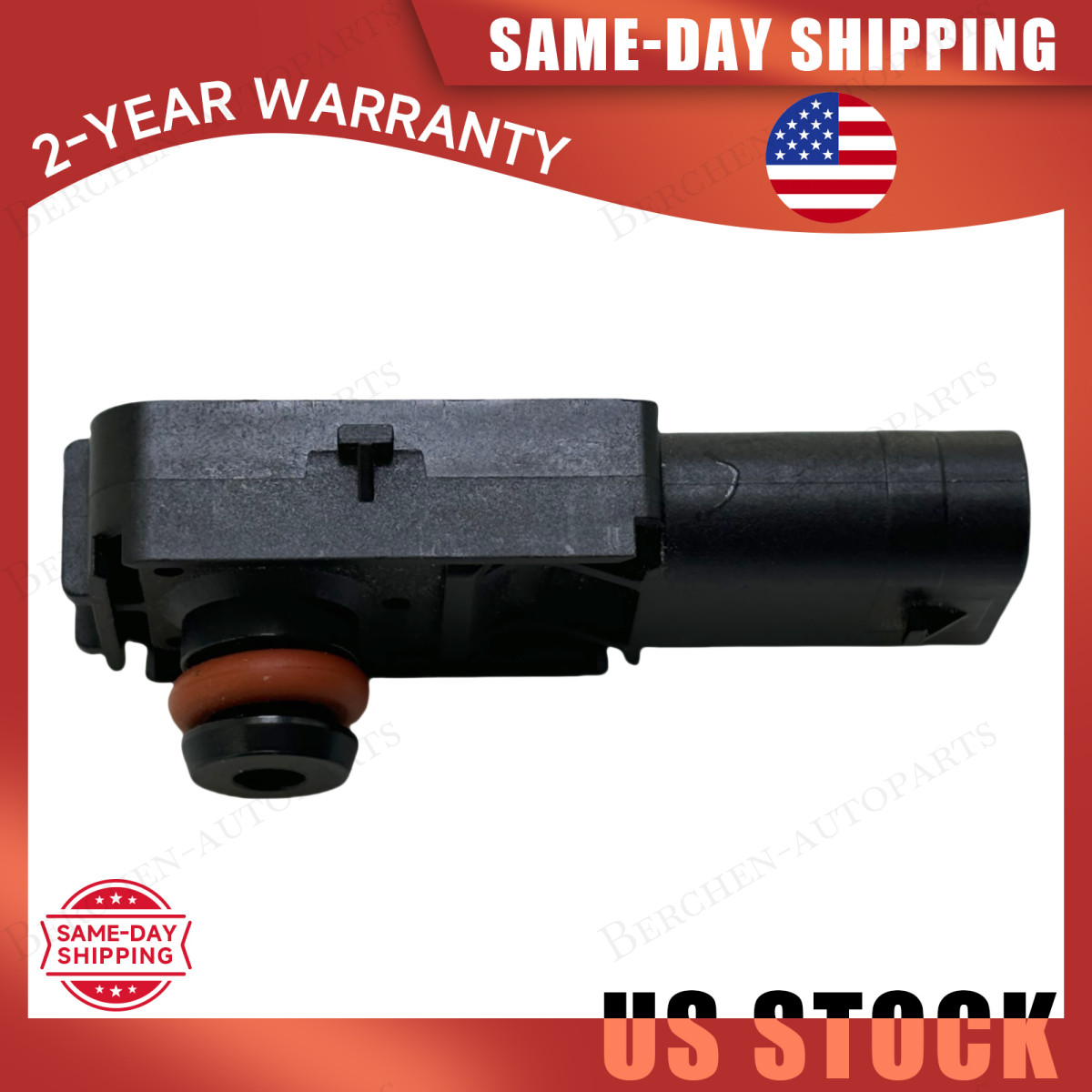 Brake Booster Pressure Sensor For Audi A4 Q5 A6 S6 RS7 Q7 S4 S5 VW 5Q0906207A