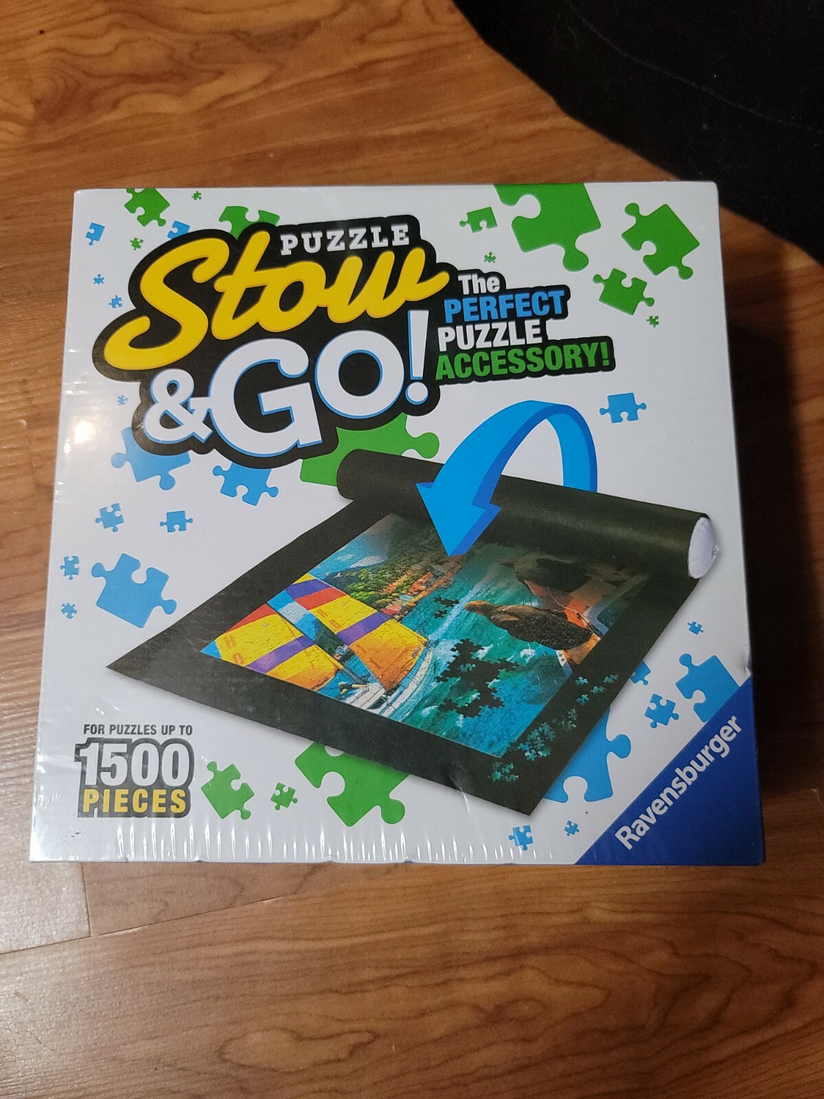 RAVENSBURGER STOW & GO - PUZZLE STORAGE MAT - UP TO 1500 PCS. - 46" x 26" - NEW