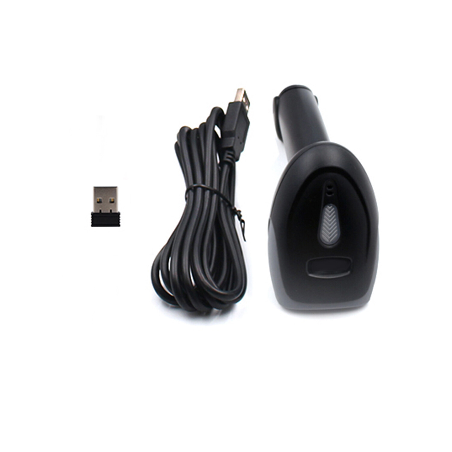 2.4G Wireless & USB Barcode Scanner 1D/2D/QR Code Scanner CMOS Handheld Cordless