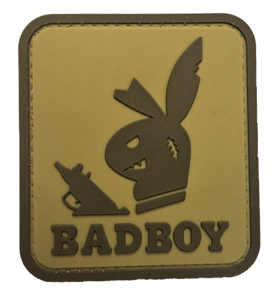 Bad Boy Tan PVC Patch (Star Wars Boba MARSOC NYPD SEAL Recon SWAT Topgun) 1181
