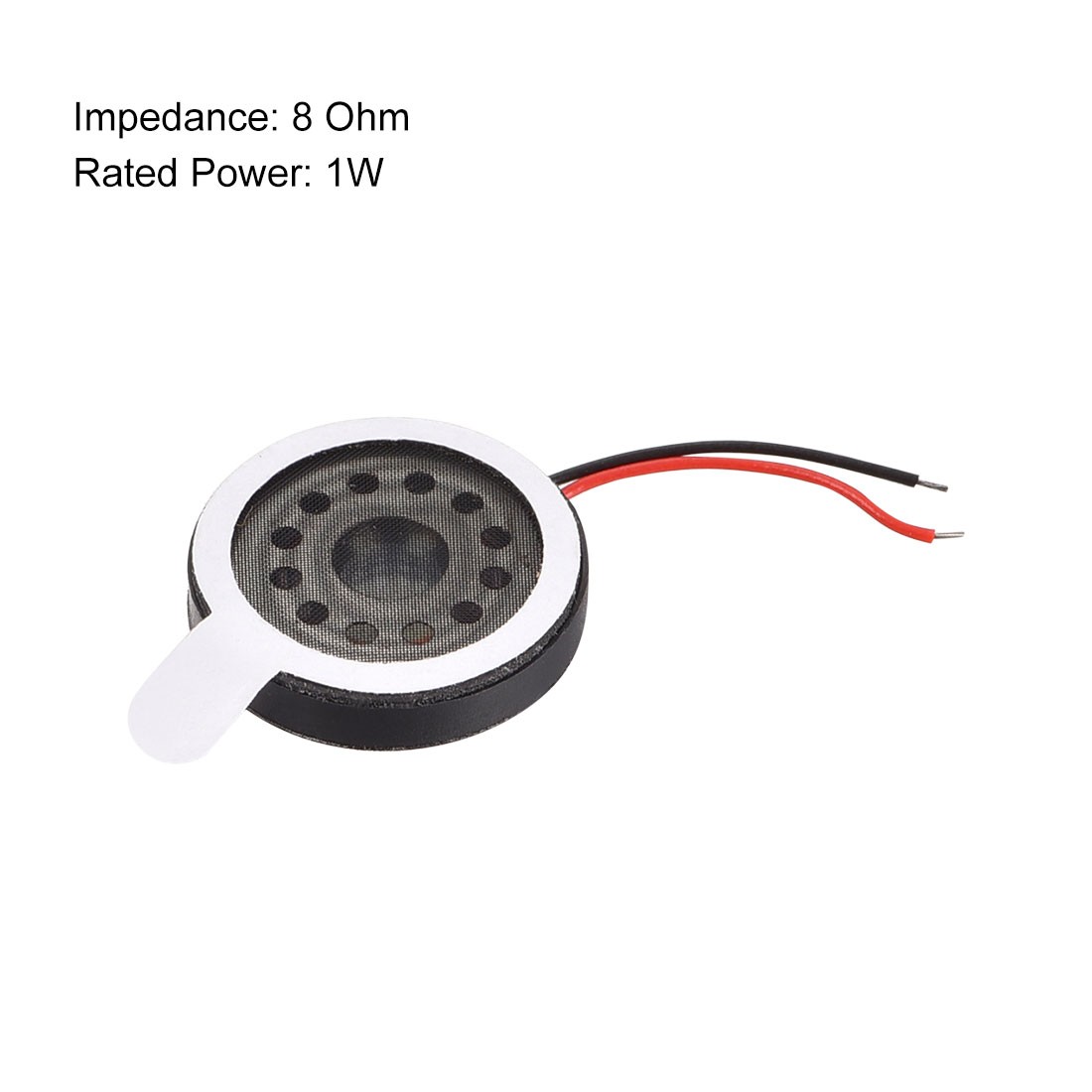 1W 8 Ohm 16mm Audio Diameter Speaker with Cable for Electronic Projects 2pcs