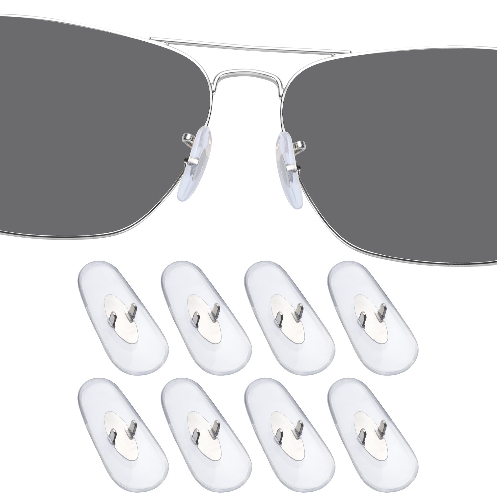 Replacement Silicon Nose Pads for-RayBan Aviator RB3025 RB3447 RB3044 RB3566 CH