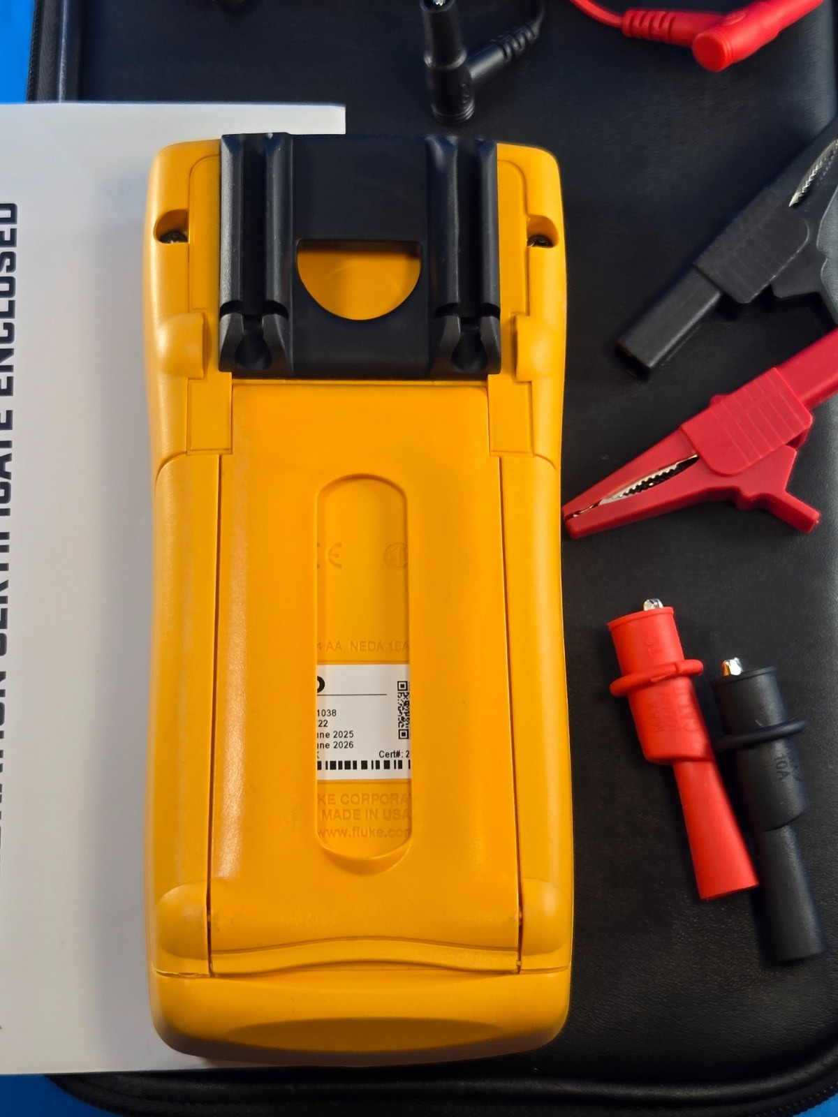 Fluke 725 Multifunction Process Calibrator Meter - Calibrated June 2-26 w Data +