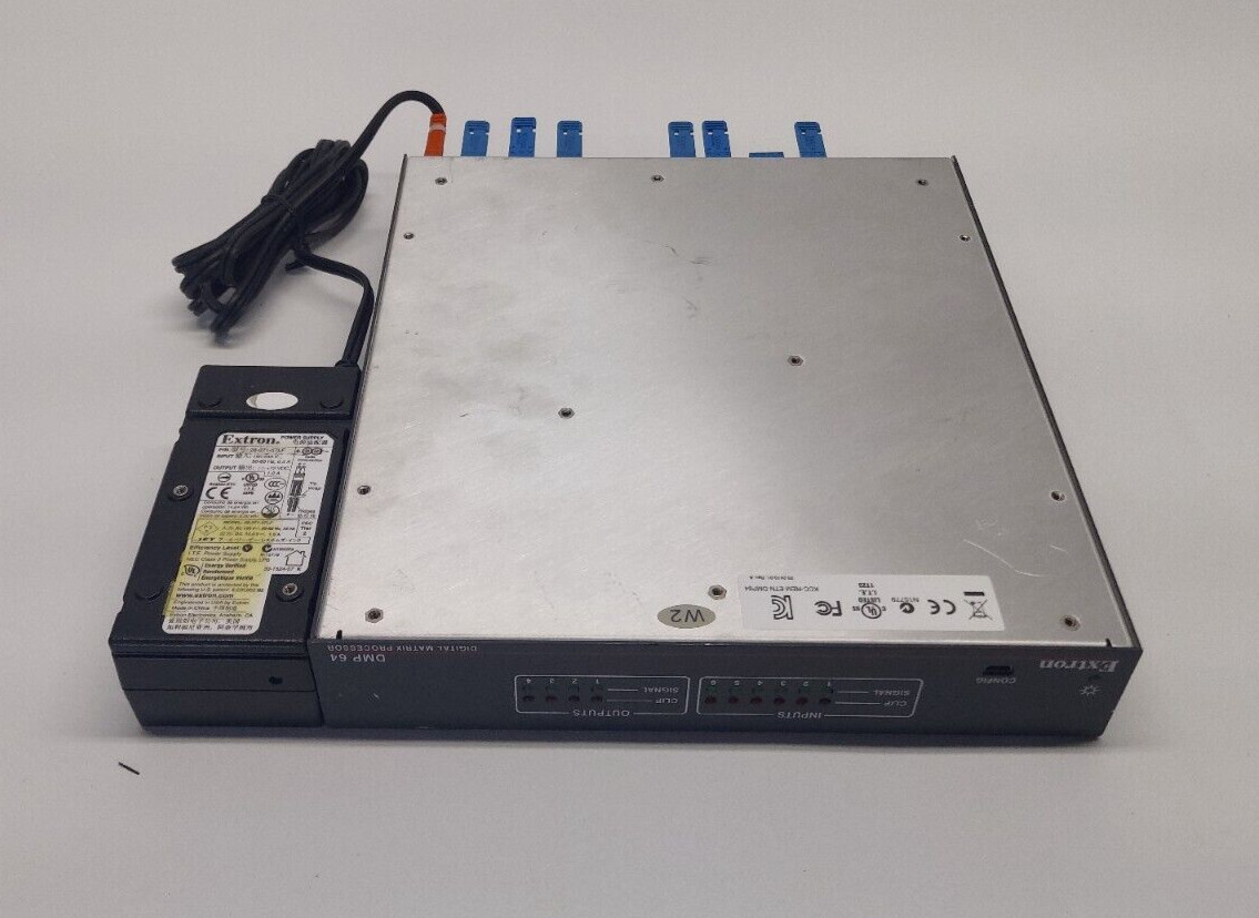 Extron DMP 64 with Power Supply and Connectors Tested