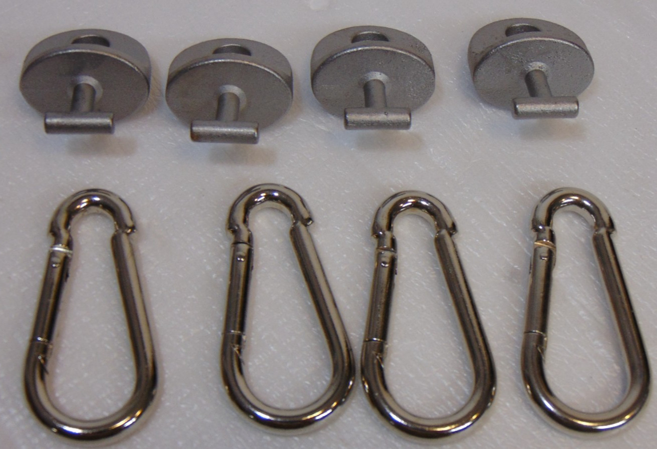 T Lock Adapter Snap Hooks 4 Set Tonal Accessories Tonal Accessory Ankle Gym NEW