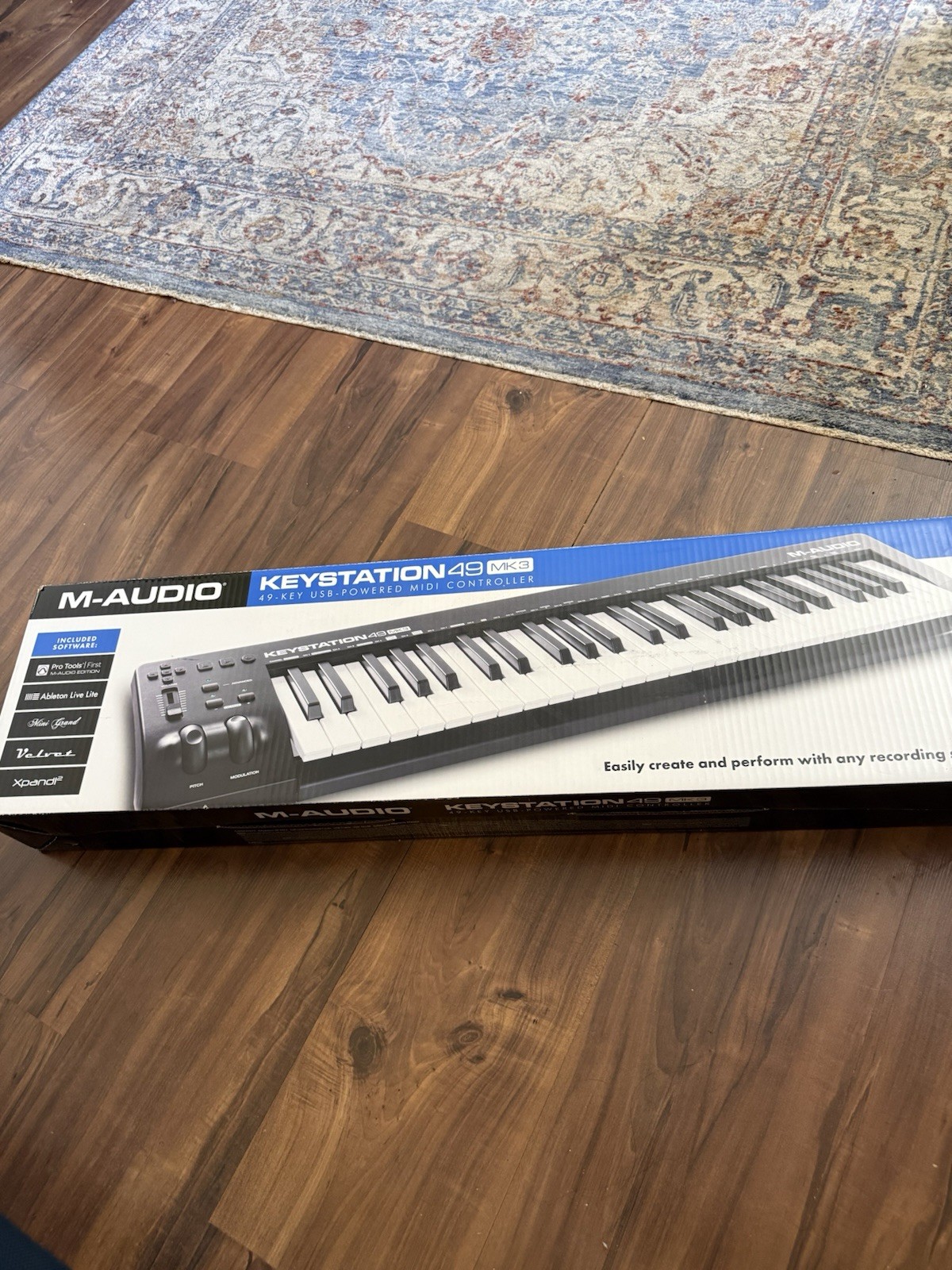 M-Audio Keystation 49 MK3 USB Midi Keyboard Controller NEVER USED