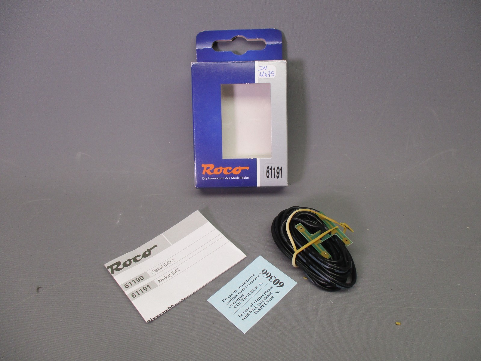 DV12475 ROCO HO 1/87 1:87 ANALOG POWER CONNECTOR REF 61191