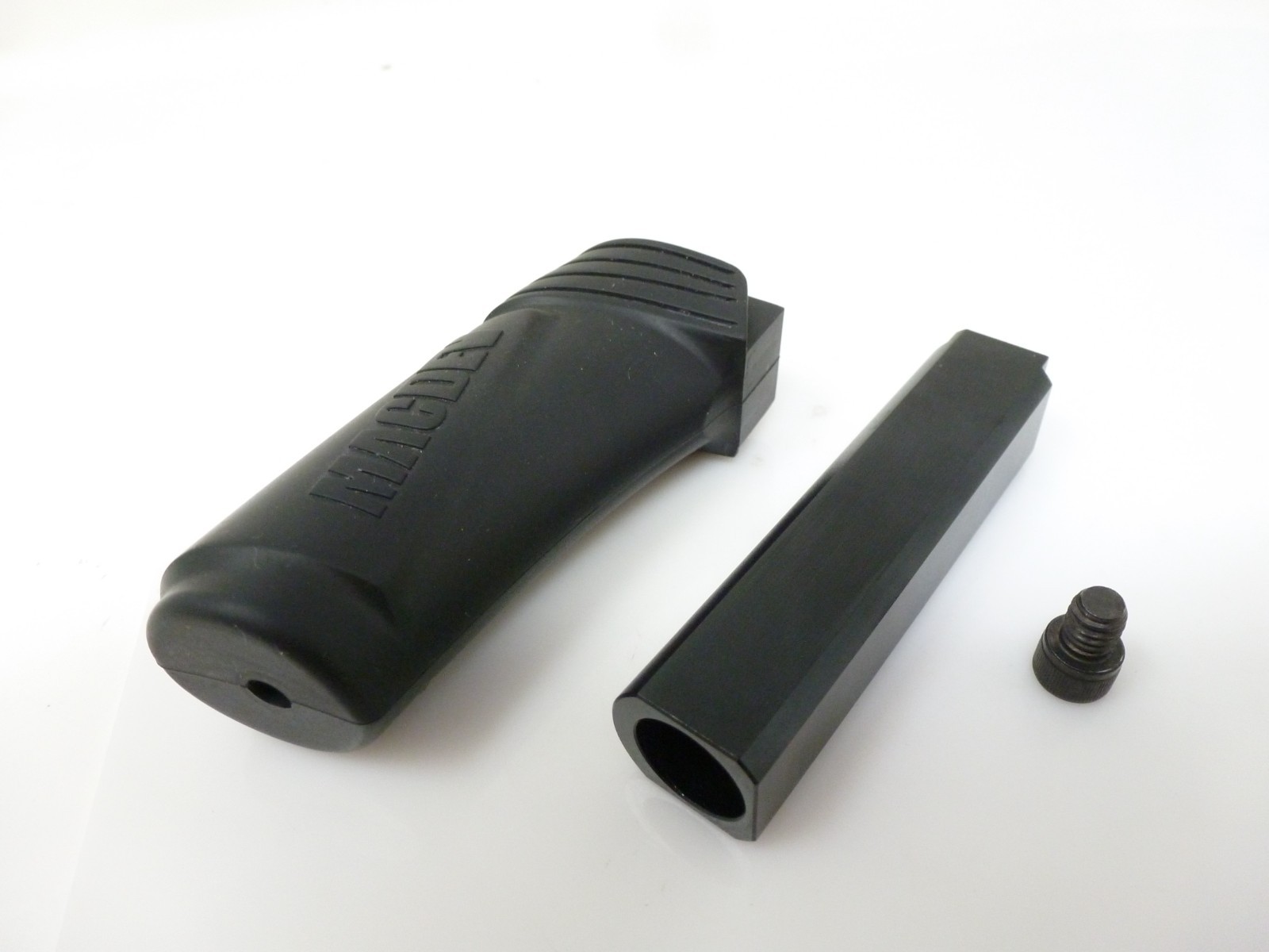 MINT MACDEV DRONE 2 FRONT ALUMINUM RUBBER GRIP FOREGRIP ASSEMBLY PAINTBALL BLACK