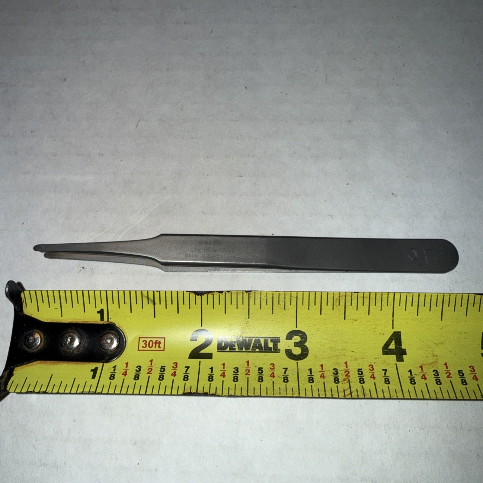 Regine Tweezers Steel Made by Regine From SWITZERLAND Anti Magnetic Personlized